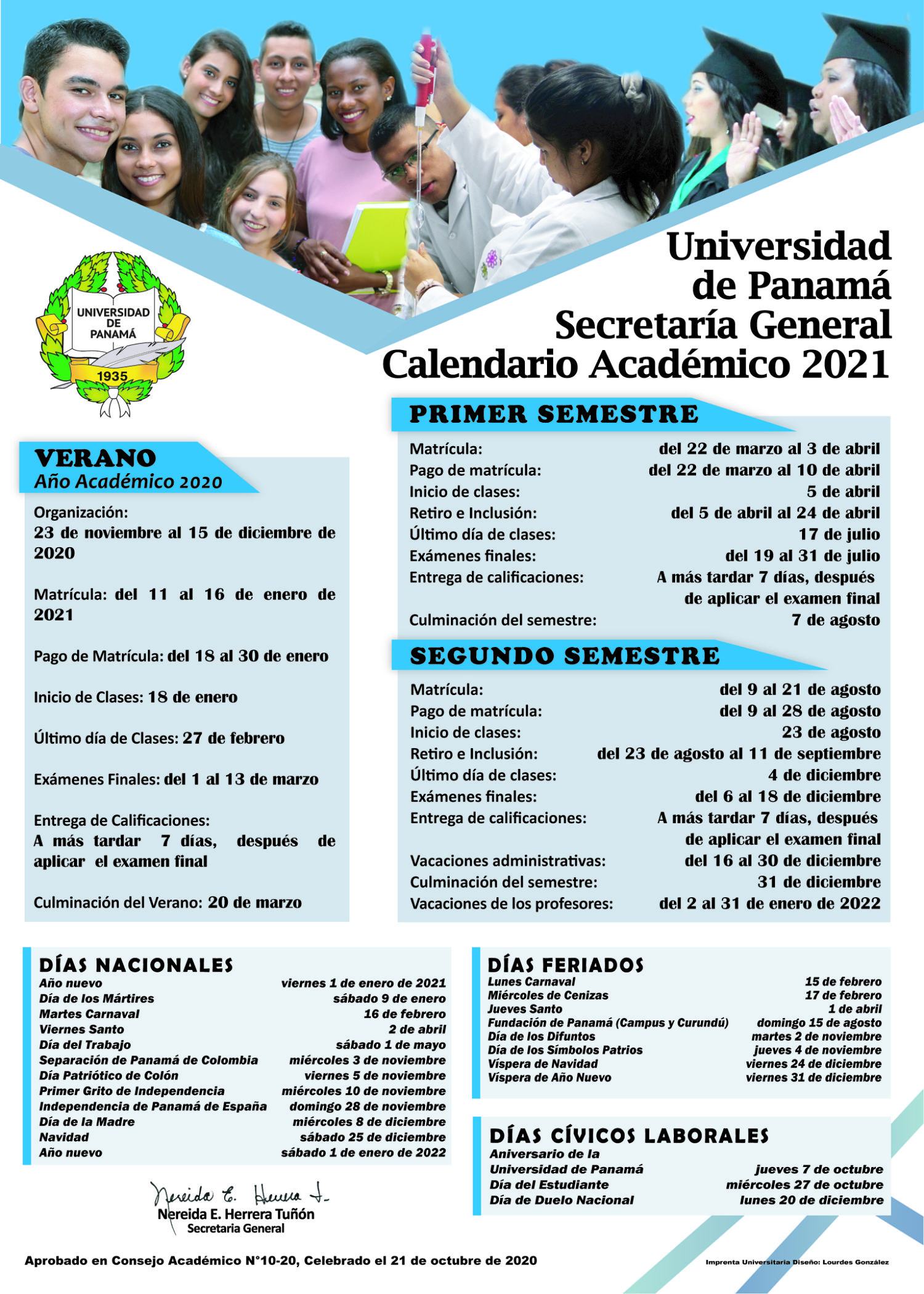 Calendario Universidad De Panama 2022 Segundo Semestre IMAGESEE
